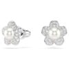 Ariana Grande X Swarovski : ensemble de perles en cristal, taille ronde, motif floral, blanc, plaqué rhodium Ariana Grande X Swarovski : ensemble de perles en cristal, taille ronde, motif floral, blanc, plaqué rhodium
