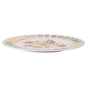 Assiette de service Idyllia en porcelaine, motif « Crystal Print », bouquet, multicolore