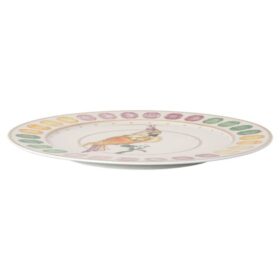 Assiette de service Idyllia en porcelaine, motif « Crystal Print », cacatoès, multicolore