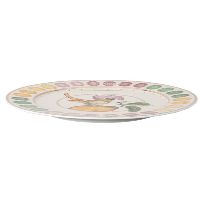 Assiette de service Idyllia en porcelaine, motif « Crystal Print », « Flycatcher », multicolore Assiette de service Idyllia en porcelaine, motif « Crystal Print », « Flycatcher », multicolore