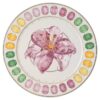 Assiette de service Idyllia en porcelaine, motif Crystal Print, lys, multicolore