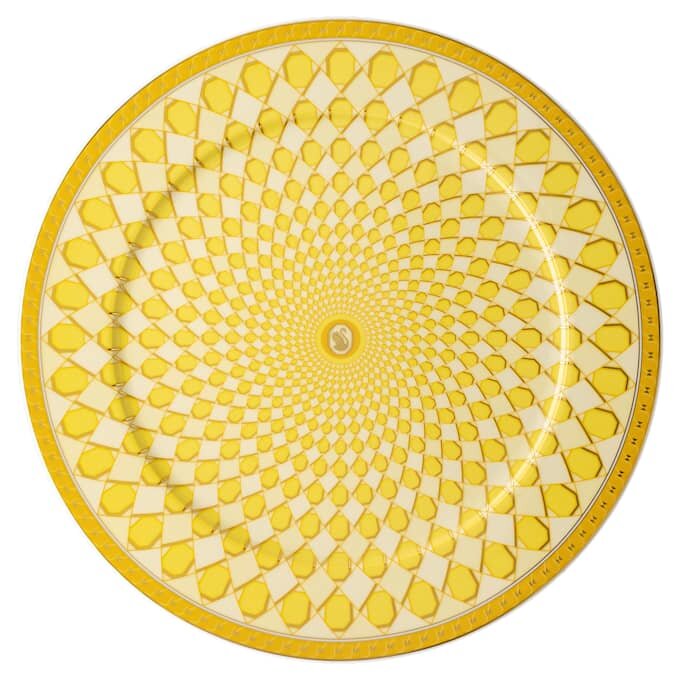 Assiette de service Signum en porcelaine, grande, jaune Assiette de service Signum en porcelaine, grande, jaune