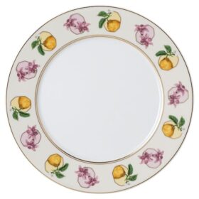 Assiette à dessert Idyllia en porcelaine, motif « Crystal Print », Lily Citron, multicolore