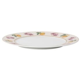 Assiette à dessert Idyllia en porcelaine, motif « Crystal Print », Lily Citron, multicolore