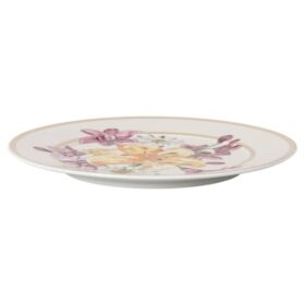 Assiette à pain Idyllia en porcelaine, motif Crystal Print, bouquet, multicolore