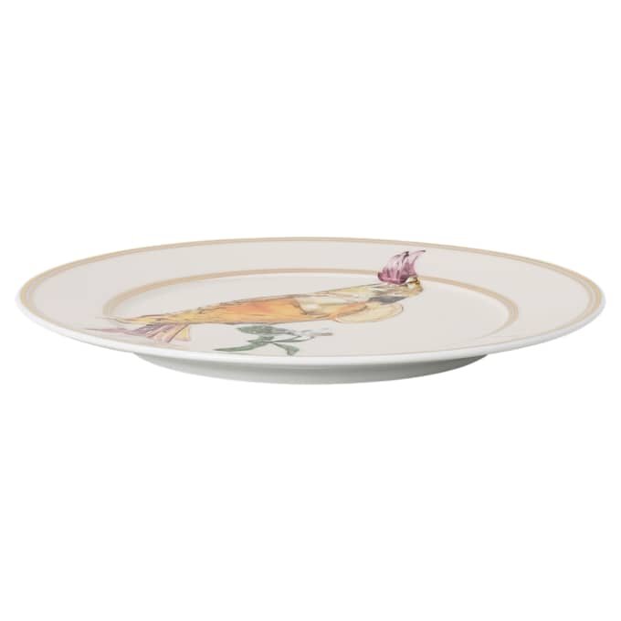 Assiette à pain Idyllia en porcelaine, motif « Crystal Print », cacatoès, multicolore Assiette à pain Idyllia en porcelaine, motif « Crystal Print », cacatoès, multicolore