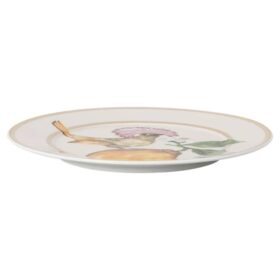 Assiette à pain Idyllia en porcelaine, motif « Crystal Print », moucherolle, multicolore