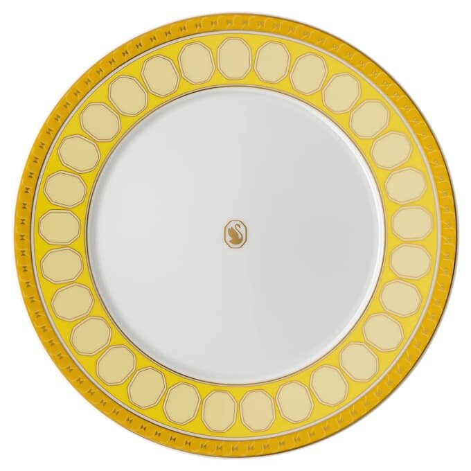 Assiette plate Signum en porcelaine, jaune Assiette plate Signum en porcelaine, jaune