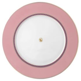 Assiette plate Signum en porcelaine, rose