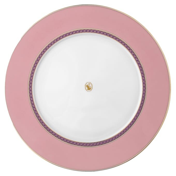 Assiette plate Signum en porcelaine, rose Assiette plate Signum en porcelaine, rose