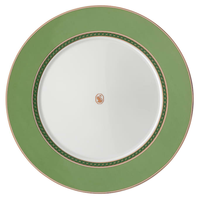Assiette plate Signum en porcelaine, verte Assiette plate Signum en porcelaine, verte