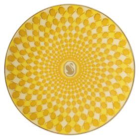Assiette Signum en porcelaine, petite, jaune