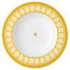 Assiette à soupe Signum en porcelaine, jaune