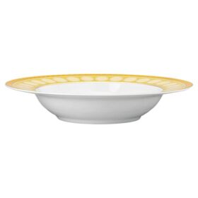Assiette à soupe Signum en porcelaine, jaune