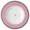 Assiette à soupe Signum en porcelaine, rose