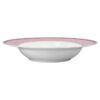 Assiette à soupe Signum en porcelaine, rose