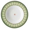 Assiette à soupe Signum en porcelaine, verte