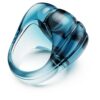 Bague cocktail Dulcis, taille cœur, pavé, cœur, bleu Bague cocktail Dulcis, taille cœur, pavé, cœur, bleu