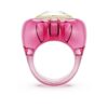 Bague cocktail Dulcis, taille cœur, pavé, cœur, rose Bague cocktail Dulcis, taille cœur, pavé, cœur, rose