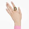 Bague cocktail Dulcis, taille coussin, pavé, multicolore Bague cocktail Dulcis, taille coussin, pavé, multicolore