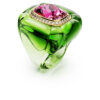 Bague cocktail Dulcis, taille coussin, pavé, multicolore Bague cocktail Dulcis, taille coussin, pavé, multicolore
