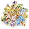 Bague cocktail Gema, tailles variées, multicolore, plaquée or Bague cocktail Gema, tailles variées, multicolore, plaquée or
