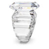 Bague cocktail Lucent, taille octogonale, blanche