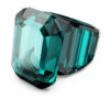 Bague cocktail Lucent, taille octogonale, verte