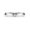 Bague d’éternité avec diamants synthétiques de 0,05 ct au total, forme ronde, or blanc 14 carats Bague d’éternité avec diamants synthétiques de 0,05 ct au total, forme ronde, or blanc 14 carats