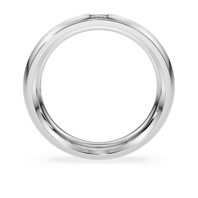 Bague d’éternité avec diamants synthétiques de 0,05 ct au total, forme ronde, or blanc 14 carats Bague d’éternité avec diamants synthétiques de 0,05 ct au total, forme ronde, or blanc 14 carats