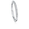 Bague d’éternité avec diamants synthétiques de 0,2 ct au total, forme ronde, or blanc 14 carats Bague d’éternité avec diamants synthétiques de 0,2 ct au total, forme ronde, or blanc 14 carats