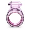Bague de cocktail Lucent, taille octogonale, rose