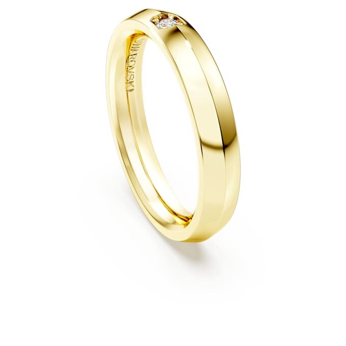 Bague Eternity avec diamants synthétiques de 0,05 ct au total, forme ronde, or jaune 14 carats Bague Eternity avec diamants synthétiques de 0,05 ct au total, forme ronde, or jaune 14 carats