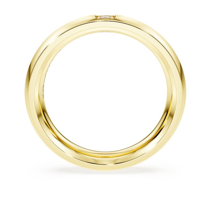 Bague Eternity avec diamants synthétiques de 0,05 ct au total, forme ronde, or jaune 14 carats Bague Eternity avec diamants synthétiques de 0,05 ct au total, forme ronde, or jaune 14 carats