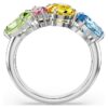 Bague Gema, tailles variées, multicolore, plaquée rhodium Bague Gema, tailles variées, multicolore, plaquée rhodium