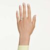 Bague Idyllia à motif, tailles variées, cœur, rose, finition métaux mélangés Bague Idyllia à motif, tailles variées, cœur, rose, finition métaux mélangés