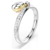 Bague Idyllia à motif, tailles variées, cœur, rose, finition métaux mélangés Bague Idyllia à motif, tailles variées, cœur, rose, finition métaux mélangés