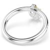 Bague Idyllia à motif, tailles variées, cœur, rose, finition métaux mélangés Bague Idyllia à motif, tailles variées, cœur, rose, finition métaux mélangés