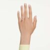 Bague Idyllia à motif, tailles variées, cœur, rose, finition métaux mélangés Bague Idyllia à motif, tailles variées, cœur, rose, finition métaux mélangés