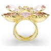 Bague Idyllia à motif, tailles variées, fleur, multicolore, plaqué or Bague Idyllia à motif, tailles variées, fleur, multicolore, plaqué or