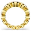 Bague Imber, tailles rondes variées, blanche, plaquée or Bague Imber, tailles rondes variées, blanche, plaquée or