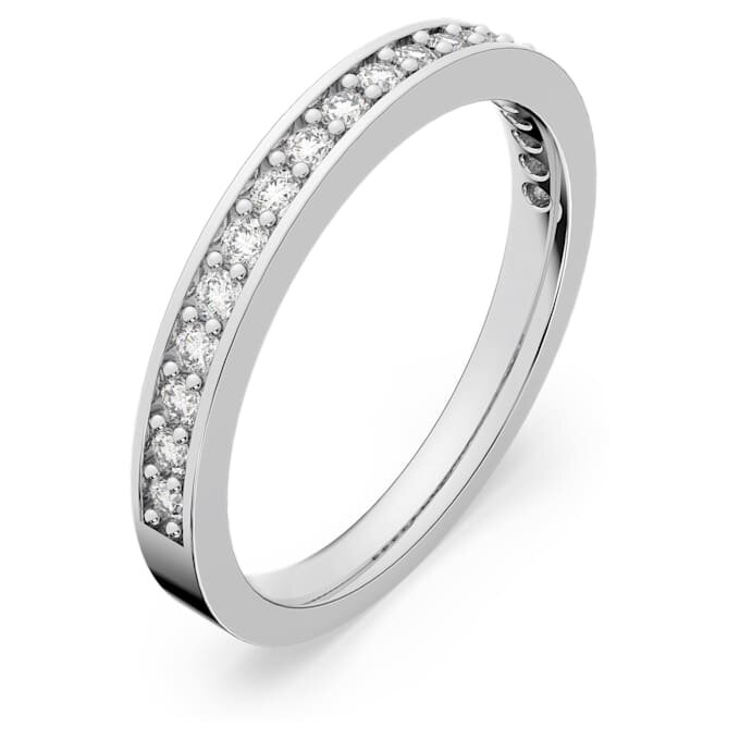 Bague Matrix blanche, plaquée rhodium Bague Matrix blanche, plaquée rhodium