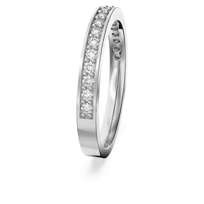 Bague Matrix blanche, plaquée rhodium Bague Matrix blanche, plaquée rhodium