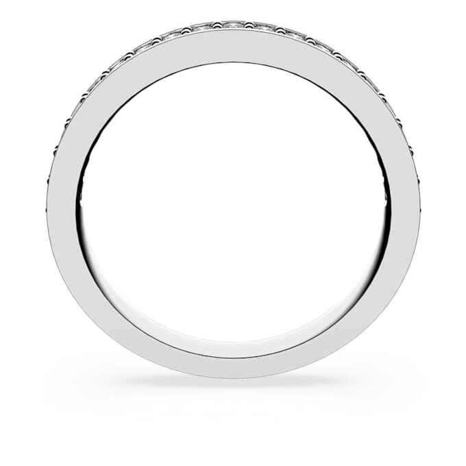 Bague Matrix blanche, plaquée rhodium Bague Matrix blanche, plaquée rhodium