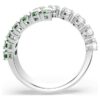 Bague Matrix à tailles variées, verte, plaquée rhodium Bague Matrix à tailles variées, verte, plaquée rhodium