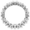 Bague Matrix Vittore, taille poire, blanche, finition argentée Bague Matrix Vittore, taille poire, blanche, finition argentée