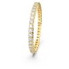 Bague Matrix Vittore, taille ronde, blanche, finition dorée Bague Matrix Vittore, taille ronde, blanche, finition dorée