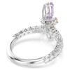 Bague à motif Ariana Grande X Swarovski, tailles variées, libellule, multicolore, plaquée rhodium