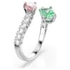 Bague ouverte Ariana Grande X Swarovski, tailles variées, multicolore, plaquée rhodium Bague ouverte Ariana Grande X Swarovski, tailles variées, multicolore, plaquée rhodium