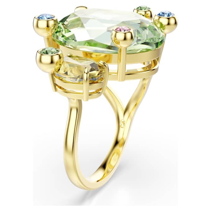 Bague ouverte Gema, tailles variées, multicolore, plaquée or Bague ouverte Gema, tailles variées, multicolore, plaquée or